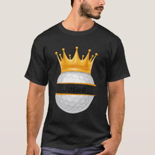Novelty Golf Personalized Name Josue Sports Dad T-Shirt