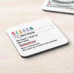 Novelty Internet Search Result Personalized Getränkeuntersetzer<br><div class="desc">Novelty Internet Search Result Personalized humor coaster by Ricaso. Perfect gift idea. Fill in the search options and result information. 
Customizable fun gifts for friends,  family,  work colleagues,  teacher etc</div>