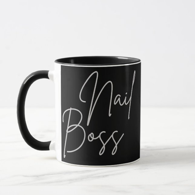 Novelty Nail Boss Pocket Life Nail Boss Geschenke  Tasse (Links)