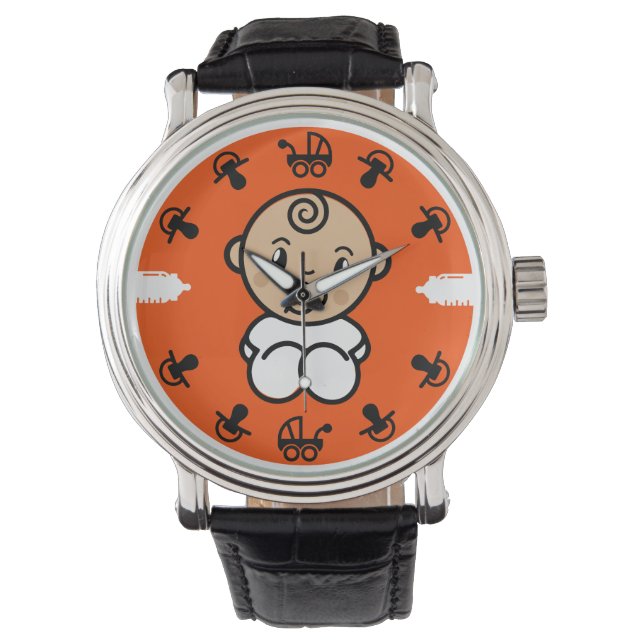 Novelty Niedlich New Baby Gift Armbanduhr (Vorderseite)