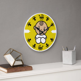 Novelty Niedlich New Baby Gift Große Wanduhr