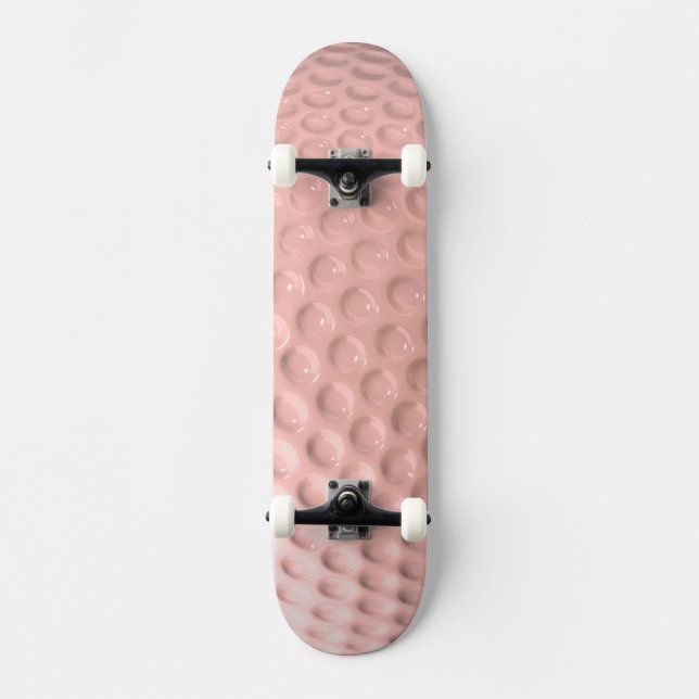 Novelty Pink Golf Ball Skateboard (Vorderseite)