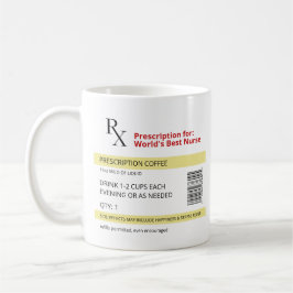 Novelty RX Kaffee Tasse - Funny Prescription Coffe