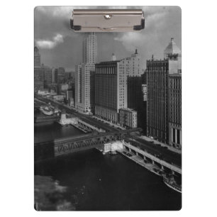 November 1939:  Die Stadt von Chicago Klemmbrett
