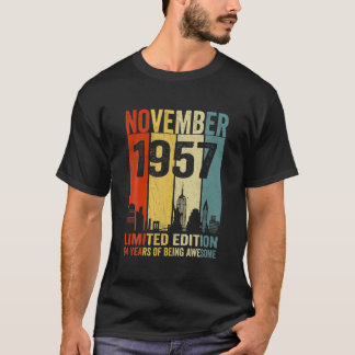 November 1957 Limited Edition 64 Jahre Aw T-Shirt