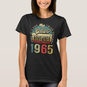 November 1965 57 Jahre alt 57. Geburtstag Männer F T-Shirt