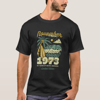 November 1973 48 Jahre Phantastischer Geburtstag V T-Shirt
