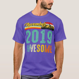November 2019 Geburtstagsgeschenk Shirt Vintag Nov