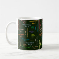 November, 5. Geburtstag Tasse