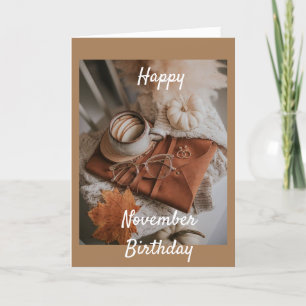 NOVEMBER *BIRTHDAY WISHES* DAUGTHER CARD KARTE