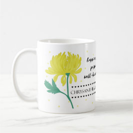 November Blume Tasse mit Blume Treffen