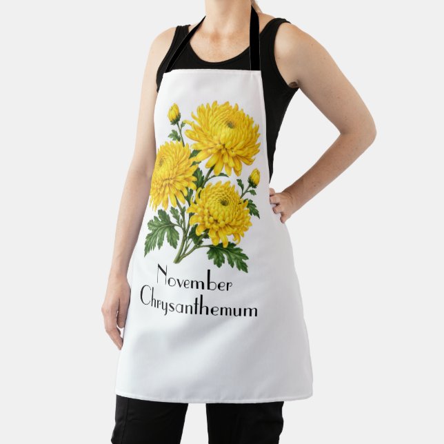 November-Chrysanthemenblüten Schürze (InSitu)