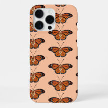 November Citrin Monarch Schmetterlingsmuster Desig