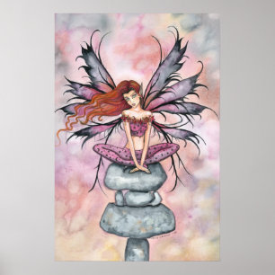 November Fairy Art Print Poster von Molly Harrison