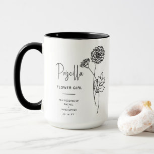 November Flower Girl   Chrysanthemum Birth Blume Tasse