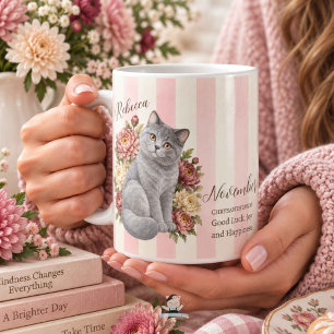 November-Geburtsblume Chrysantheme Brautjungfer Ka Kaffeetasse