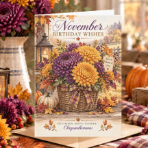 November-Geburtsblume Chrysantheme Geburtstag