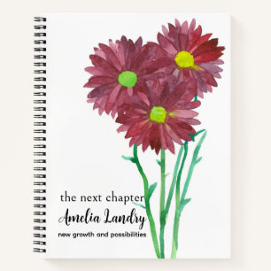 November-Geburtsblumen-Journal Chrysantheme Notizbuch