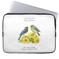 November Geburtsmonat Blume Chrysanthemum Birds