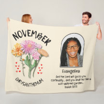 NOVEMBER Geburtsmonat Blume NAME FOTO Christlich