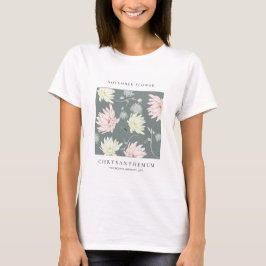 November-Geburtsmonats-Blumen-T-Shirt T-Shirt
