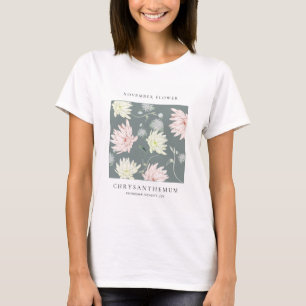 November-Geburtsmonats-Blumen-T-Shirt T-Shirt