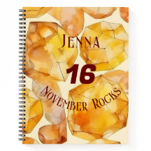 November Geburtstagsfeier Individuelle Name Notebo