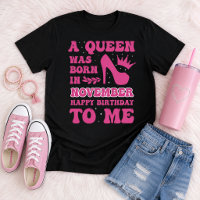 November Geburtstagsmädchen Rosa Prinzessin Königi