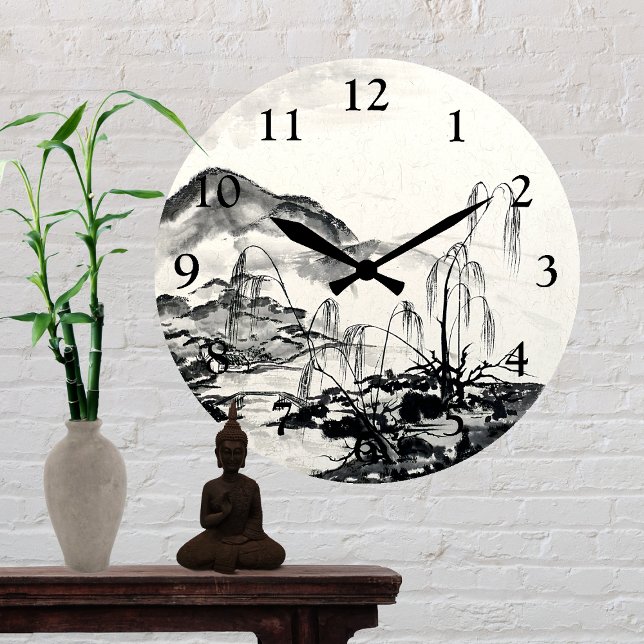 November in Jiangsu Runde Wanduhr (Von Creator hochgeladen)