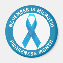 November ist der Bewusstseinsmonat für Mikrotie  Magnet