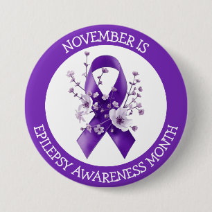 November ist Monat des Epilepsie-Bewusstseins Button