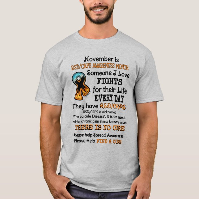 November... Jemand, der in der Liebe kämpft. T-Shirt (Vorderseite)