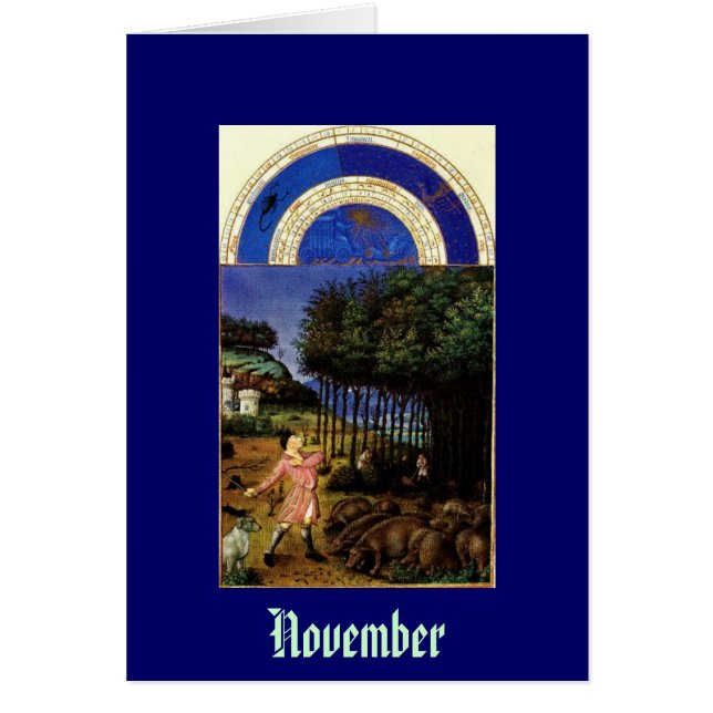 November- - LesTres Riches Heures du Duc De-Beere (Vorne)