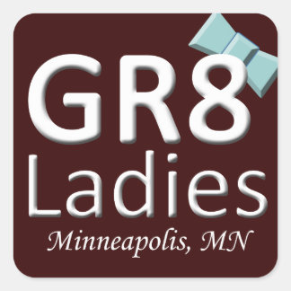 November-Logo der Gr8Ladys MSP Stickers