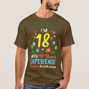 November Mädchen Blume T-Shirt 66 Jahre alt Im nic
