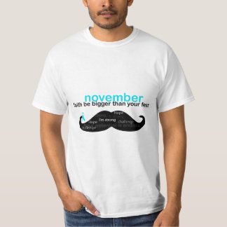 *November Männer Gesundheitsbewusstsein Monat T-Shirt