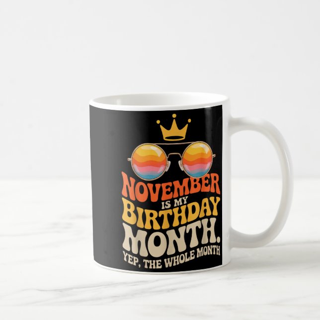 November My Birthday For New Year 2026  Kaffeetasse (Rechts)