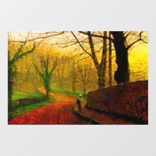 November Nachmittag Stapleton Park Grimshaw Fensteraufkleber