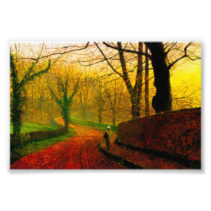 November Nachmittag Stapleton Park Grimshaw Fotodruck