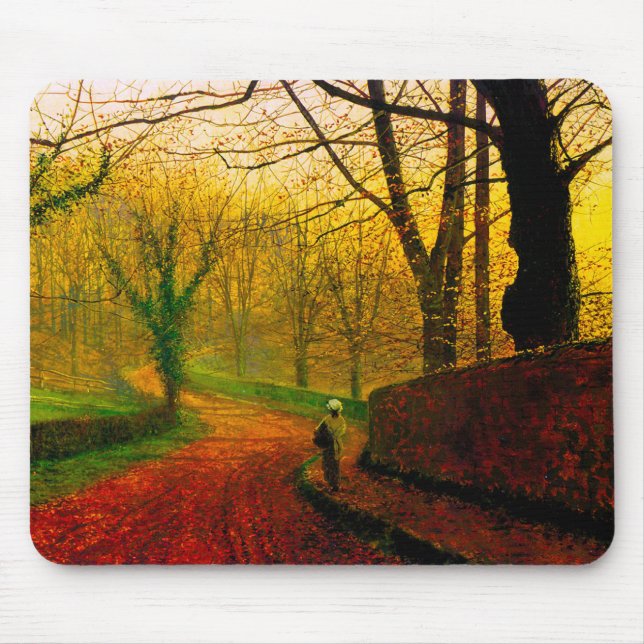 November Nachmittag Stapleton Park Grimshaw Mousepad (Vorne)