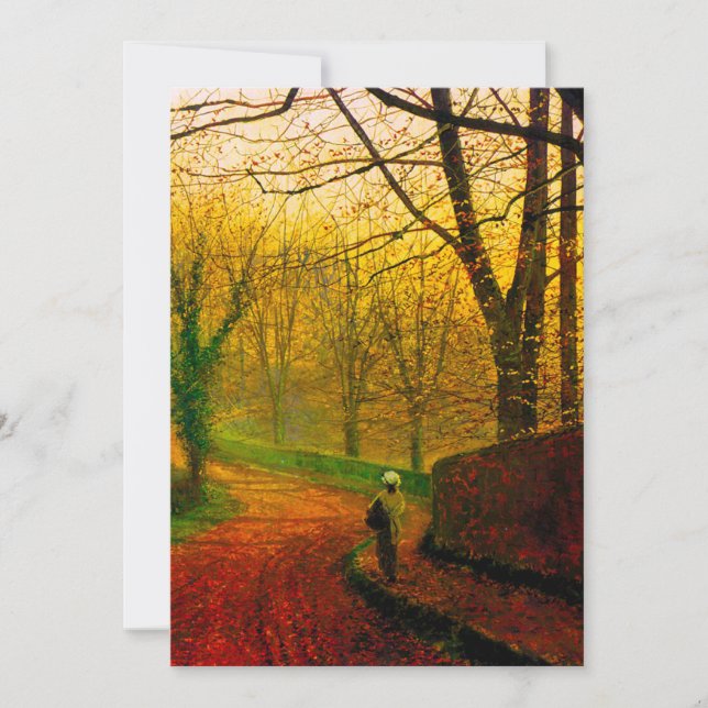 November Nachmittag Stapleton Park Grimshaw Save The Date (Vorderseite)