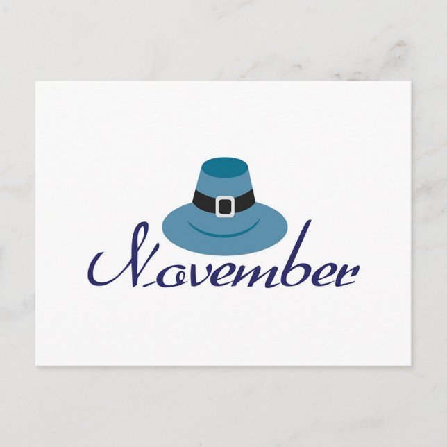 November Postkarte (Vorderseite)