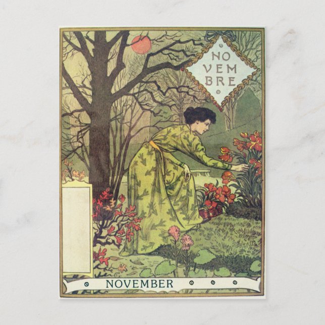 November Postkarte (Vorderseite)