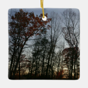 November Sunset Keramikornament