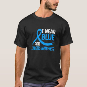 November tragen wir blaues Diabetes-Bewusstsein bl T-Shirt
