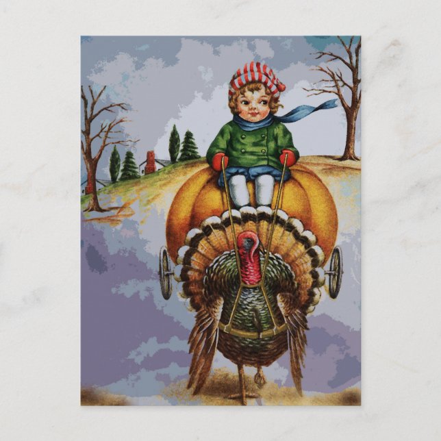 NOVEMBER TURKEY TROT POSTKARTE (Vorderseite)