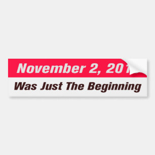 November-Wahl-Autoaufkleber Autoaufkleber