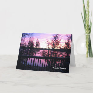 Novembervormittagskarte Karte