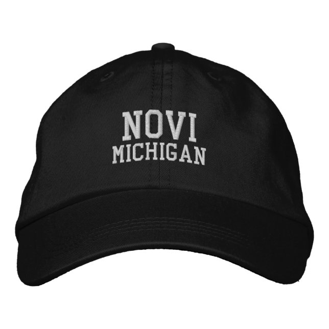 Novi Michigan bestickter Baseballhut Bestickte Baseballkappe