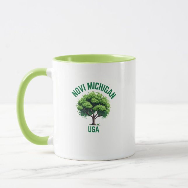Novi Michigan Heimat Kaffee Tasse (Links)